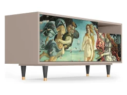 Móvel De Tv| Mueble de TV - 125х56х41 cm - T7 - The Birth of Venus, Latte Bege