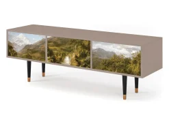 Móvel De Tv| Mueble de TV - 170х59х48 cm - T4 - The Heart of the Andes , Latte Bege