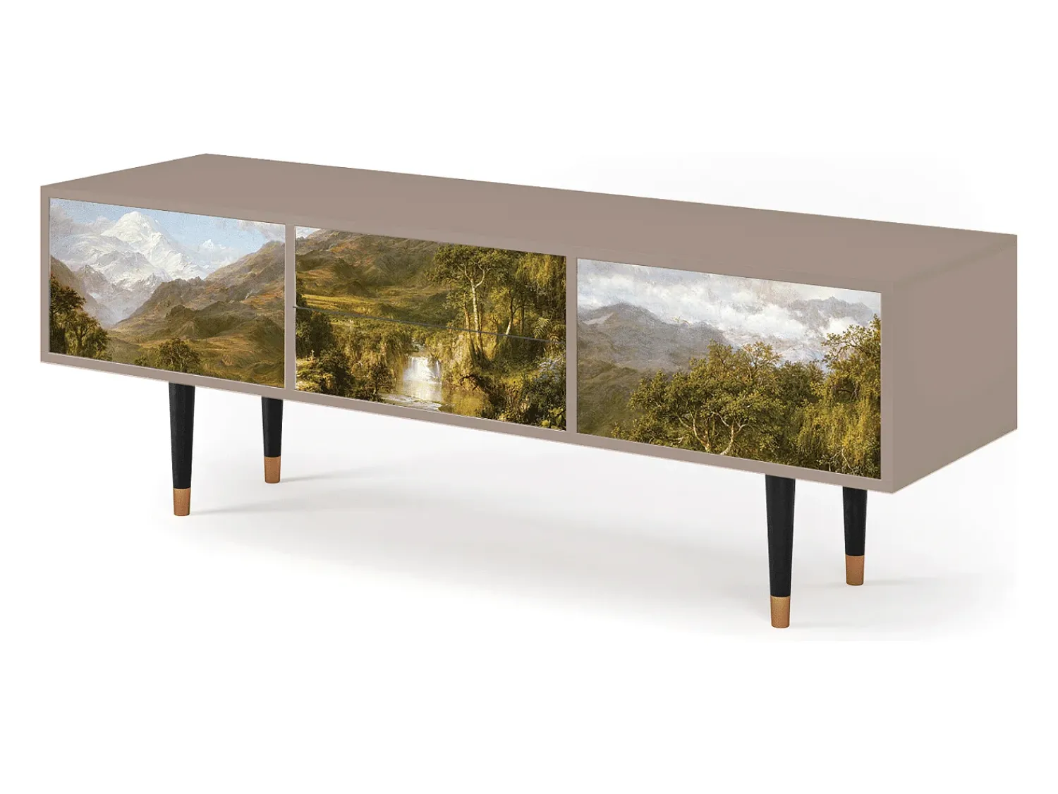 Móvel De Tv| Mueble de TV - 170х59х48 cm - T4 - The Heart of the Andes , Latte Bege
