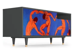 Mueble de TV - 125х56х41 cm - T7 - The Dance by Matisse , Antracite^ Móvel De Tv