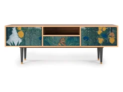 Móvel De Tv| Mueble de TV - 170х59х41 cm - T6 - The Repast of the Lion, Nogueira Castanho