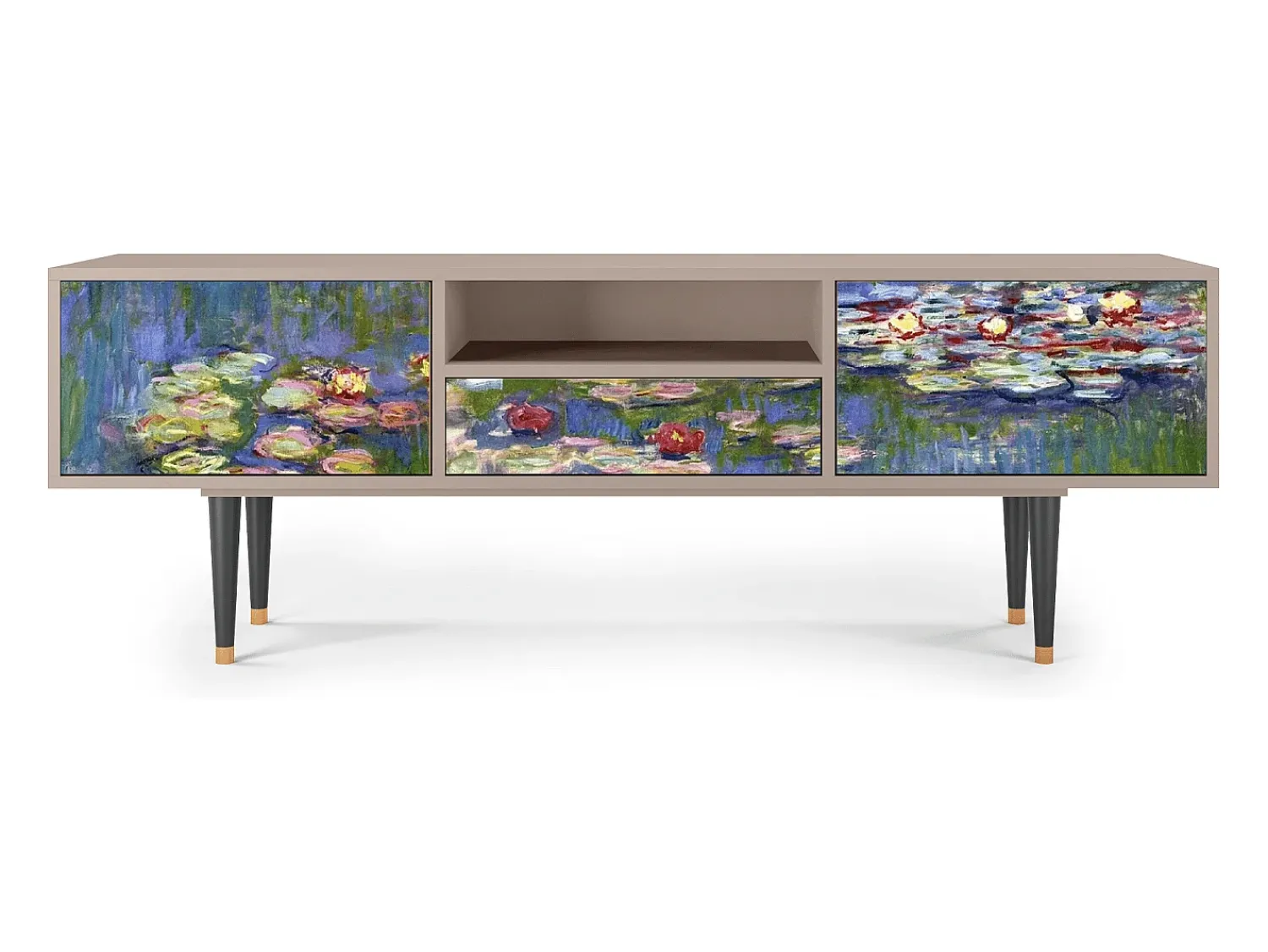 Mueble de TV - 170х59х41 cm - T6 - The water lily pond , Latte^ Móvel De Tv