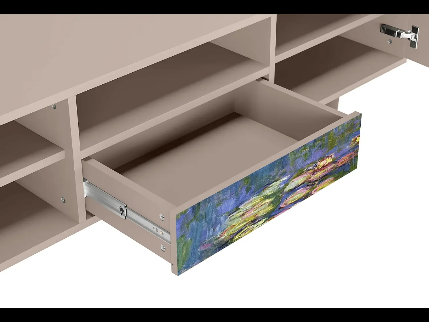 Mueble de TV - 170х59х41 cm - T6 - The water lily pond , Latte^ Móvel De Tv