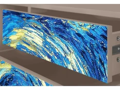 Hot Mueble de TV - 170х59х48 cm - T4 - The Starry Night , Latte Bege