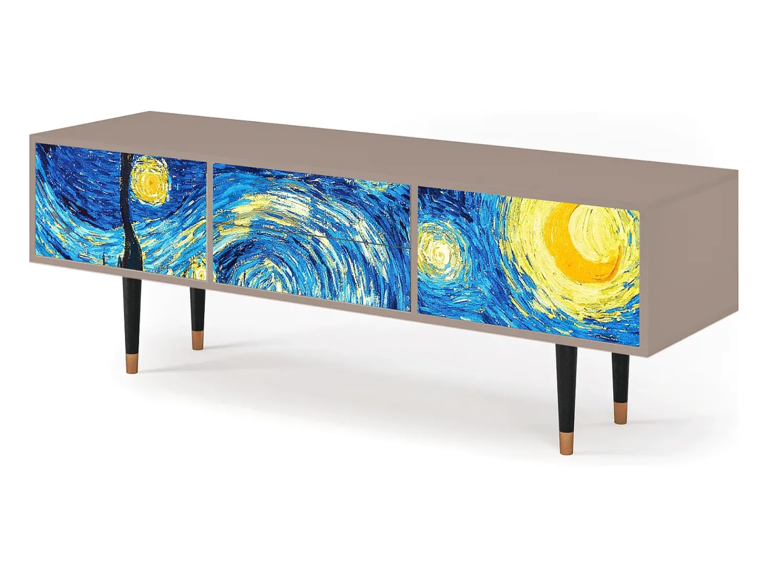 Hot Mueble de TV - 170х59х48 cm - T4 - The Starry Night , Latte Bege