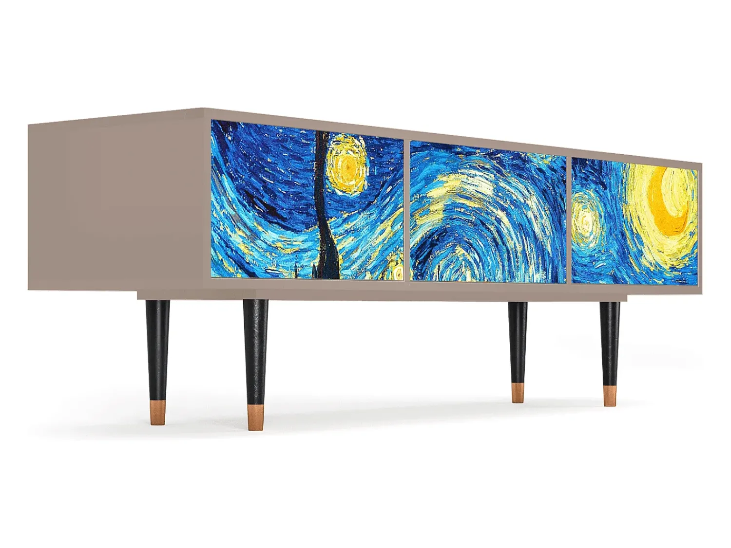 Hot Mueble de TV - 170х59х48 cm - T4 - The Starry Night , Latte Bege