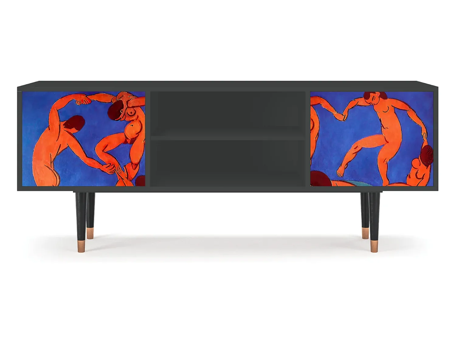 Móvel De Tv* Mueble de TV - 170х69х48 cm - T2 - The Dance by Matisse , Antracite Cinza antracite