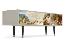 Sale Mueble de TV - 170х59х48 cm - T4 - The Creation of Adam, Areia Bege