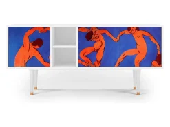 Mueble de TV - 150х69х41 cm - T5 - The Dance by Matisse , Branco^ Móvel De Tv