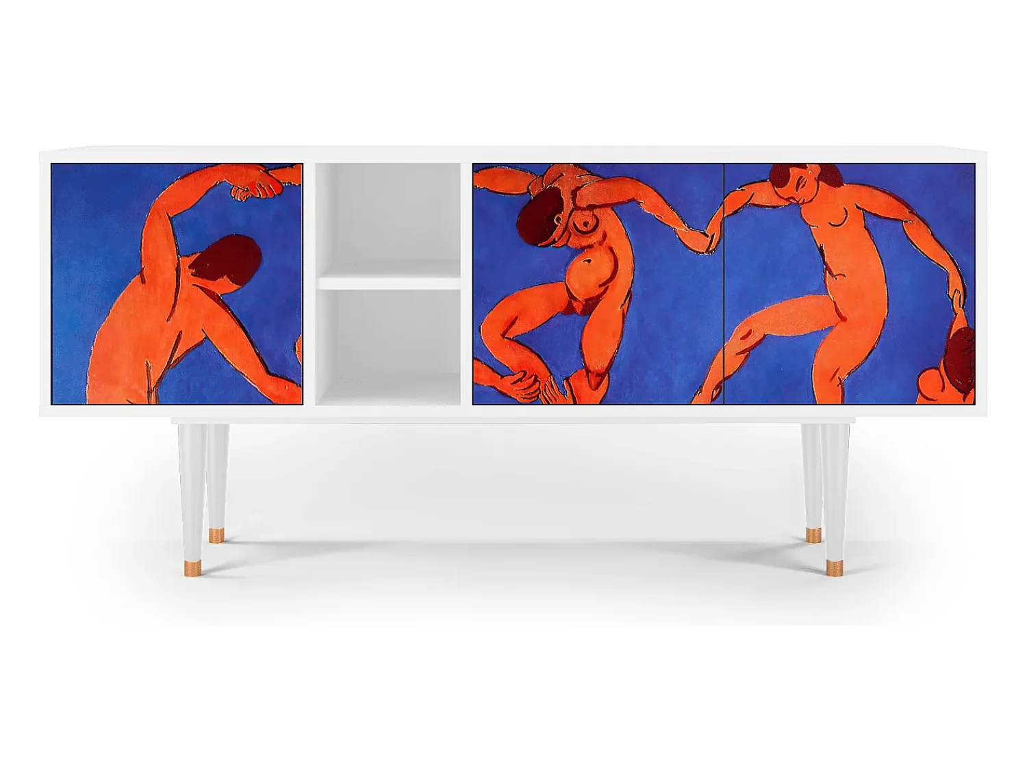 Mueble de TV - 150х69х41 cm - T5 - The Dance by Matisse , Branco^ Móvel De Tv