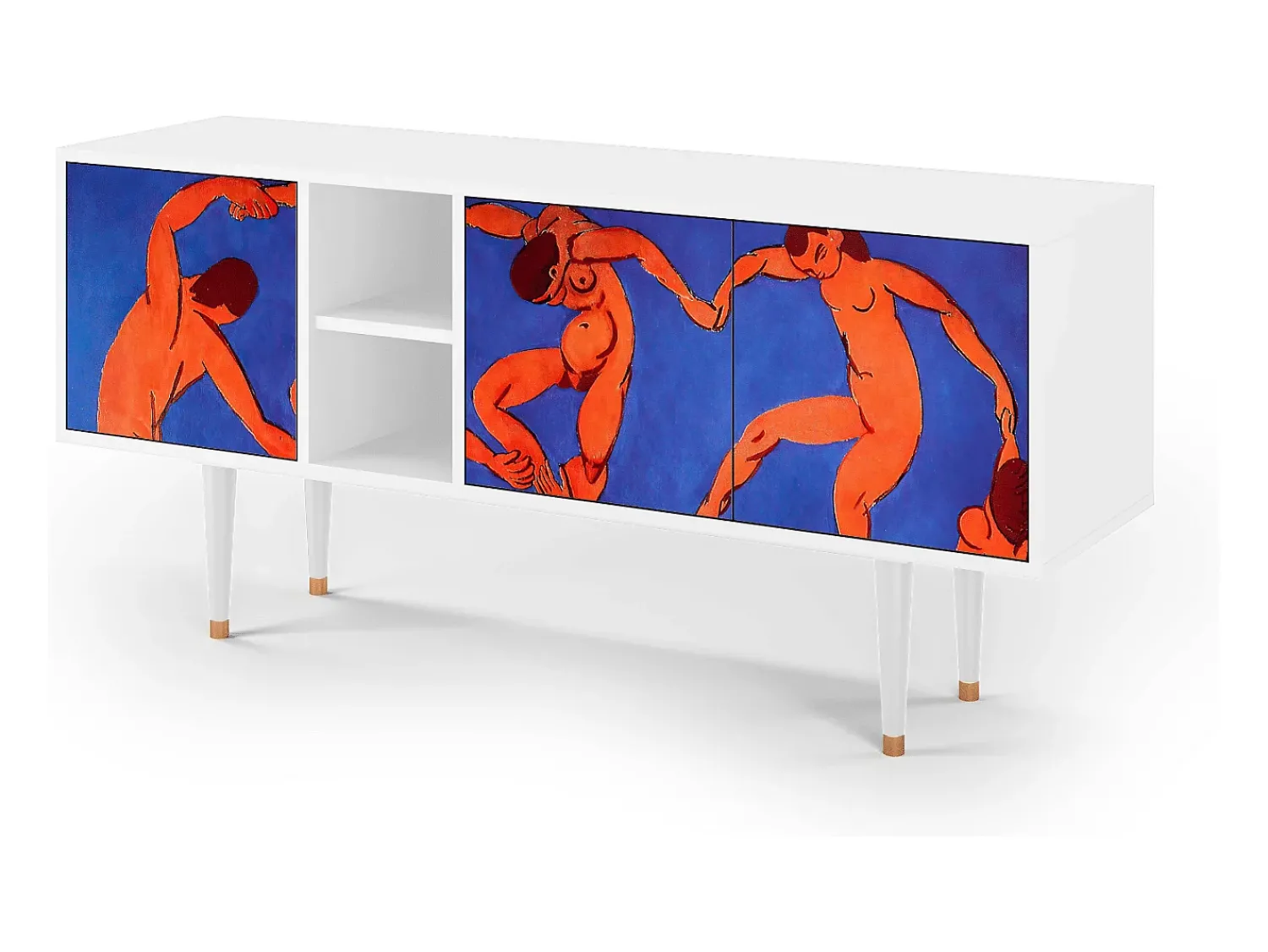Mueble de TV - 150х69х41 cm - T5 - The Dance by Matisse , Branco^ Móvel De Tv