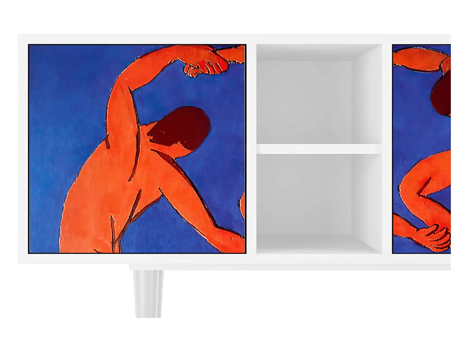 Mueble de TV - 150х69х41 cm - T5 - The Dance by Matisse , Branco^ Móvel De Tv