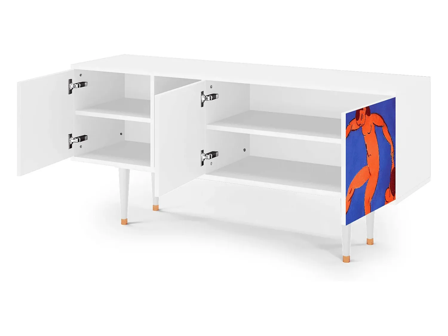 Mueble de TV - 150х69х41 cm - T5 - The Dance by Matisse , Branco^ Móvel De Tv
