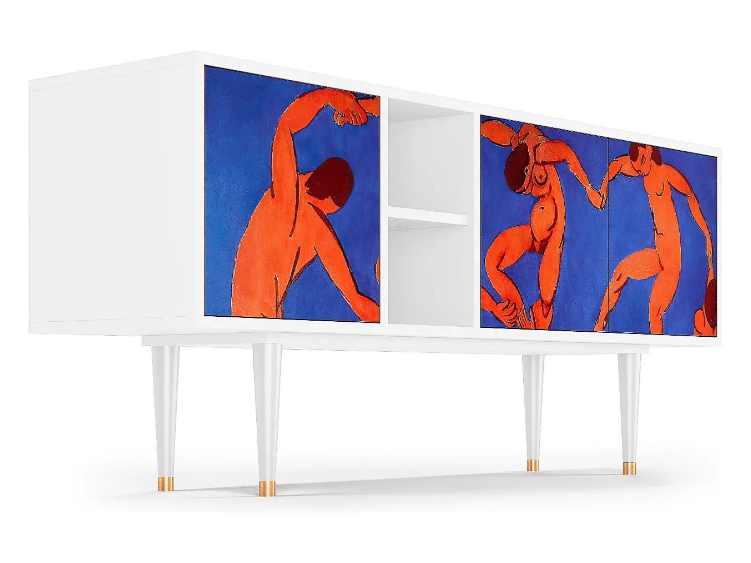 Mueble de TV - 150х69х41 cm - T5 - The Dance by Matisse , Branco^ Móvel De Tv