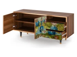 New Mueble de TV - 125х56х41 cm - T7 - The Garden 2 by Bosch, Nogueira Castanho