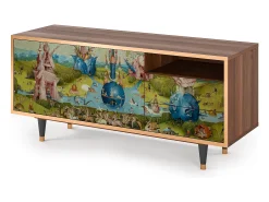 New Mueble de TV - 125х56х41 cm - T7 - The Garden 2 by Bosch, Nogueira Castanho