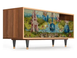 New Mueble de TV - 125х56х41 cm - T7 - The Garden 2 by Bosch, Nogueira Castanho