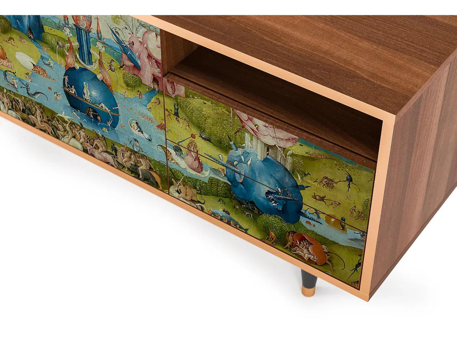 New Mueble de TV - 125х56х41 cm - T7 - The Garden 2 by Bosch, Nogueira Castanho