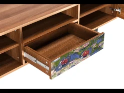 Móvel De Tv| Mueble de TV - 170х59х41 cm - T6 - The water lily pond , Nogueira Castanho