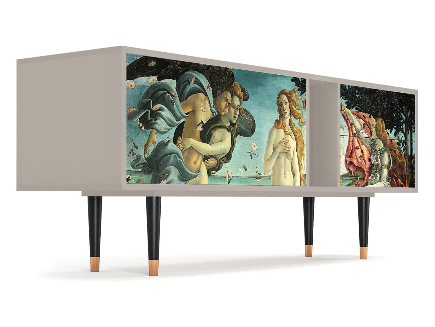 Mueble de TV - 170х69х48 cm - T1 - The Birth of Venus, Areia^ Móvel De Tv