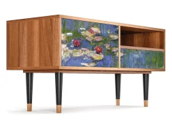 Mueble de TV - 115х59х48 cm - T3 - The water lily pond , Nogueira^ Móvel De Tv