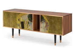 Mueble de TV - 170х69х48 cm - T1 - The Kiss by Klimt , Nogueira^ Móvel De Tv