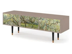 Móvel De Tv* Mueble de TV - 170х59х48 cm - T4 - The Branco Orchard, Latte Bege