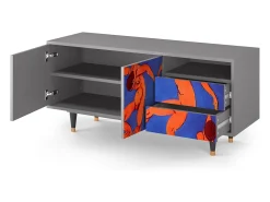 Clearance Mueble de TV - 125х56х41 cm - T7 - The Dance by Matisse , Cinza Cinzento