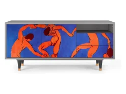 Clearance Mueble de TV - 125х56х41 cm - T7 - The Dance by Matisse , Cinza Cinzento