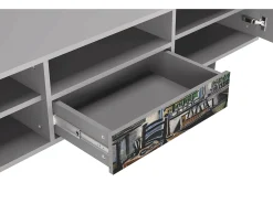 Móvel De Tv| Mueble de TV - 170х59х41 cm - T6 - The Studio , Cinza Cinzento