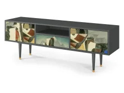 Mueble de TV - 170х59х41 cm - T6 - The Cubist Paintings , Antracite^ Móvel De Tv