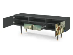 Mueble de TV - 170х59х41 cm - T6 - The Cubist Paintings , Antracite^ Móvel De Tv
