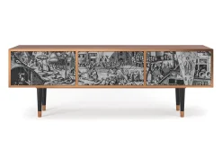 Móvel De Tv| Mueble de TV - 170х59х48 cm - T4 - The Festival of Saint, Nogueira Castanho