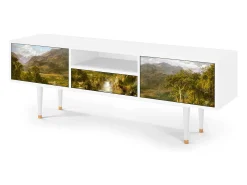 Online Mueble de TV - 170х59х41 cm - T6 - The Heart of the Andes , Branco Bege
