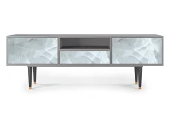 Móvel De Tv| Mueble de TV - 170х59х41 cm - T6 - The Onyx, Cinza Cinzento