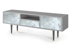 Móvel De Tv| Mueble de TV - 170х59х41 cm - T6 - The Onyx, Cinza Cinzento