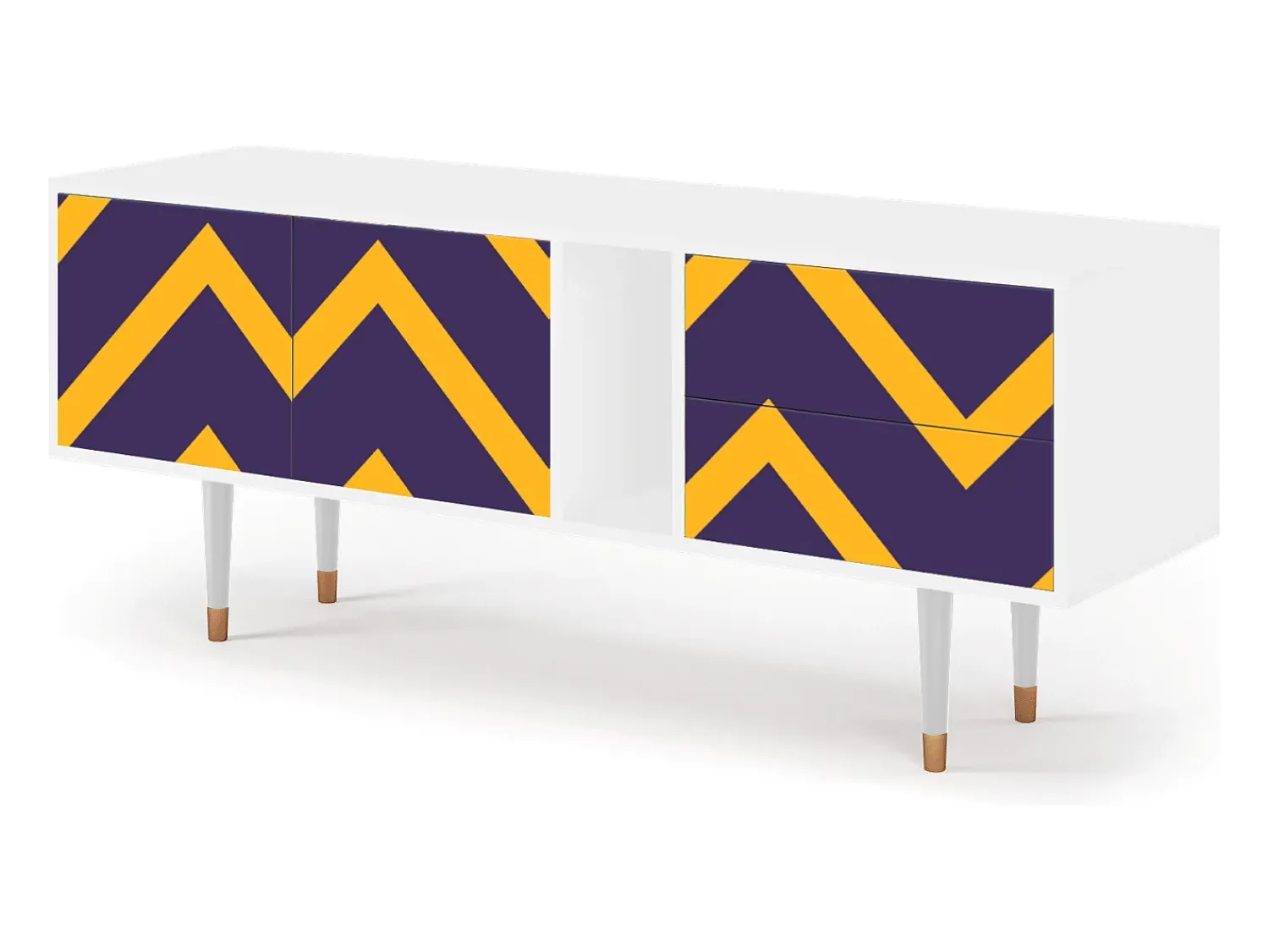 Mueble de TV - 170х69х48 cm - T1 - The Brightest Way, Branco^ Móvel De Tv