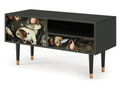Clearance Mueble de TV - 115х59х48 cm - T3 - The Garden 2, Antracite Cinza antracite