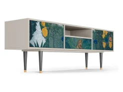 Móvel De Tv| Mueble de TV - 170х59х41 cm - T6 - The Repast of the Lion, Areia Bege