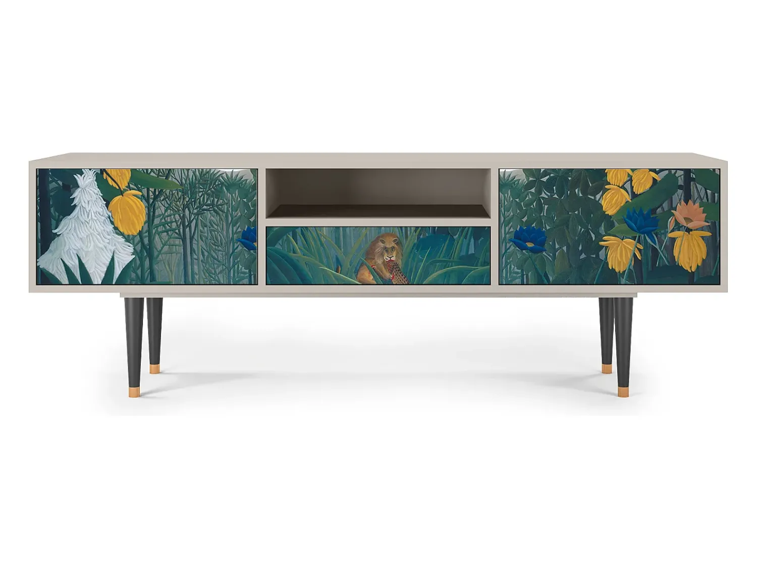 Móvel De Tv| Mueble de TV - 170х59х41 cm - T6 - The Repast of the Lion, Areia Bege