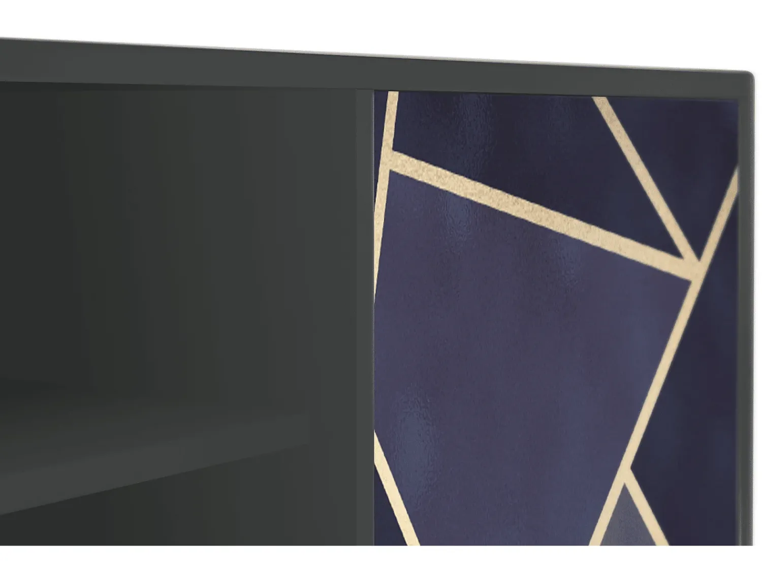 Online Mueble de TV - 170х69х48 cm - T2 - The Amethyst, Antracite Cinza antracite