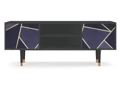 Online Mueble de TV - 170х69х48 cm - T2 - The Amethyst, Antracite Cinza antracite