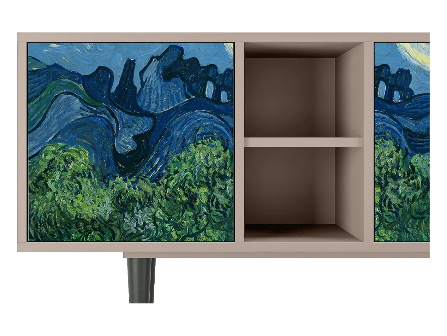 Best Mueble de TV - 150х69х41 cm - T5 - The Oil Trees, Latte Bege