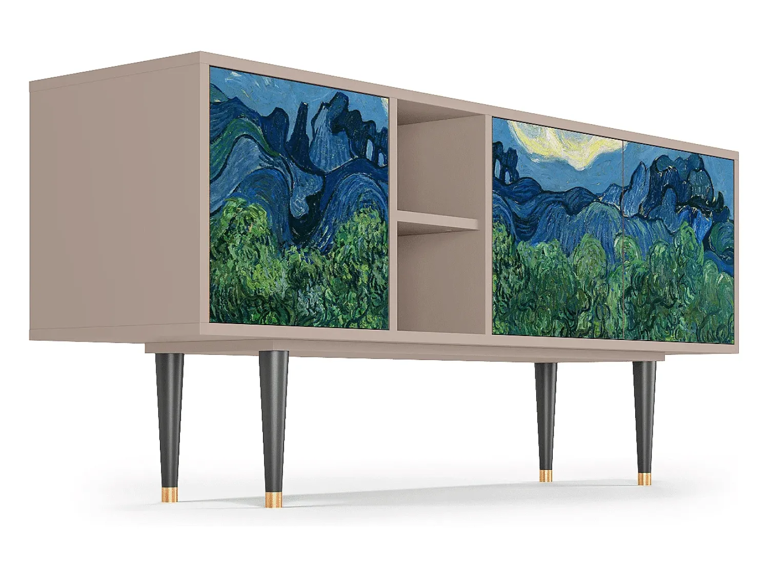 Best Mueble de TV - 150х69х41 cm - T5 - The Oil Trees, Latte Bege