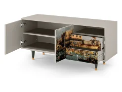 Hot Mueble de TV - 125х56х41 cm - T7 - The Bucintoro, Areia Bege