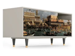 Hot Mueble de TV - 125х56х41 cm - T7 - The Bucintoro, Areia Bege