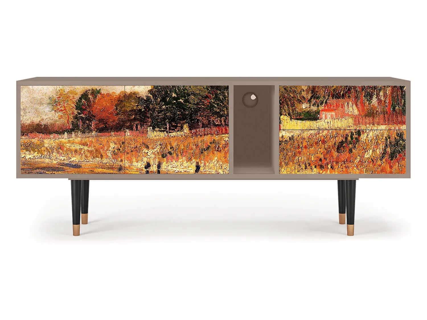 Outlet Mueble de TV - 170х69х48 cm - T1 - The Banks, Latte Bege