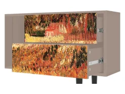 Outlet Mueble de TV - 170х69х48 cm - T1 - The Banks, Latte Bege