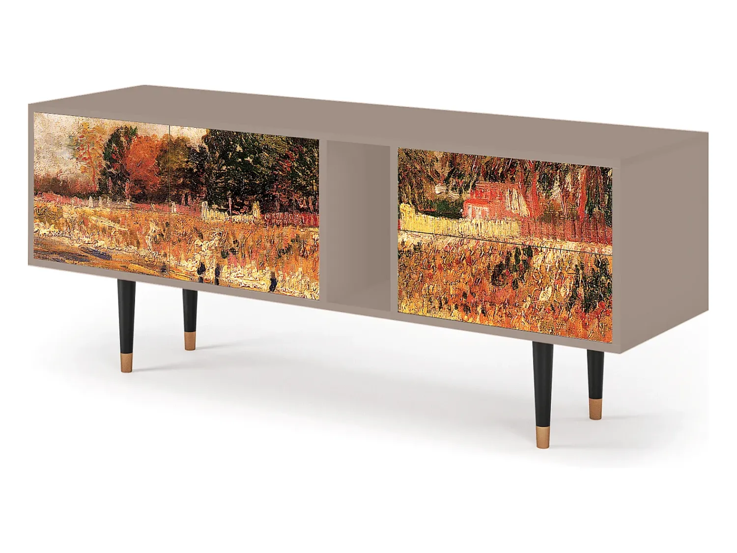 Outlet Mueble de TV - 170х69х48 cm - T1 - The Banks, Latte Bege