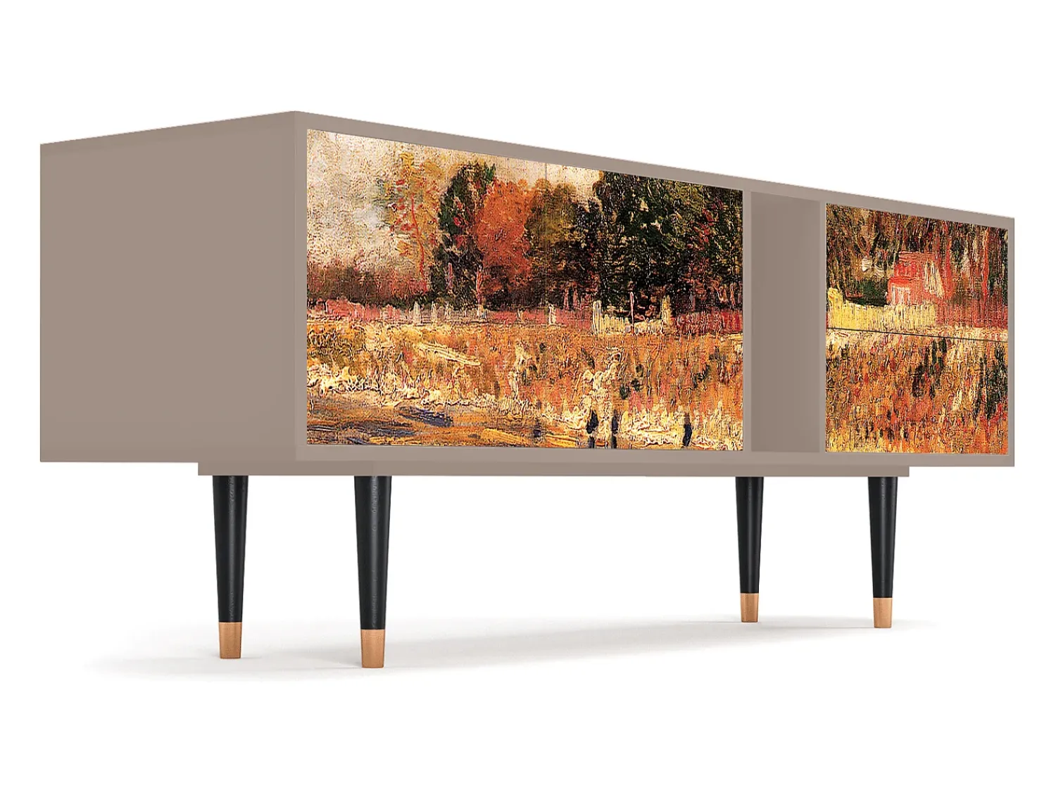 Outlet Mueble de TV - 170х69х48 cm - T1 - The Banks, Latte Bege